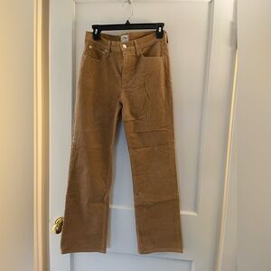 Women's Tan Corduroy Pants